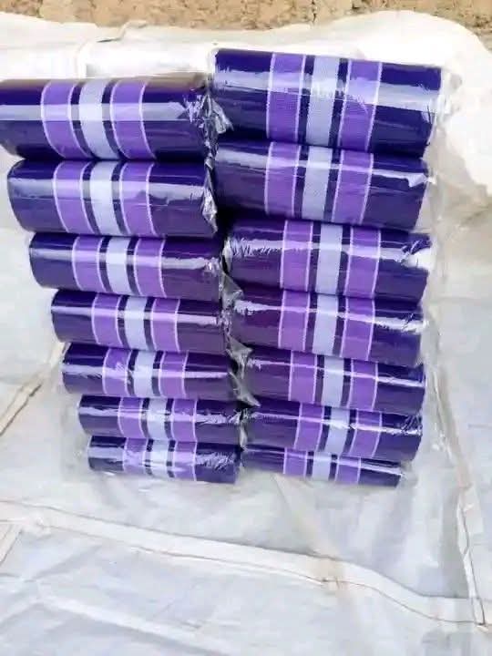 Royal Purple Aso-Oke detail 3