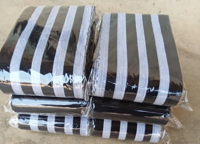 Black and White Aso-Oke