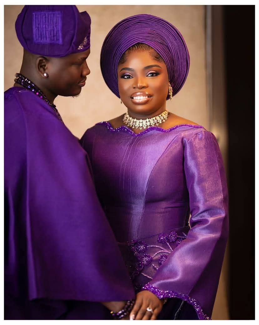 Royal Purple Aso-Oke detail 2